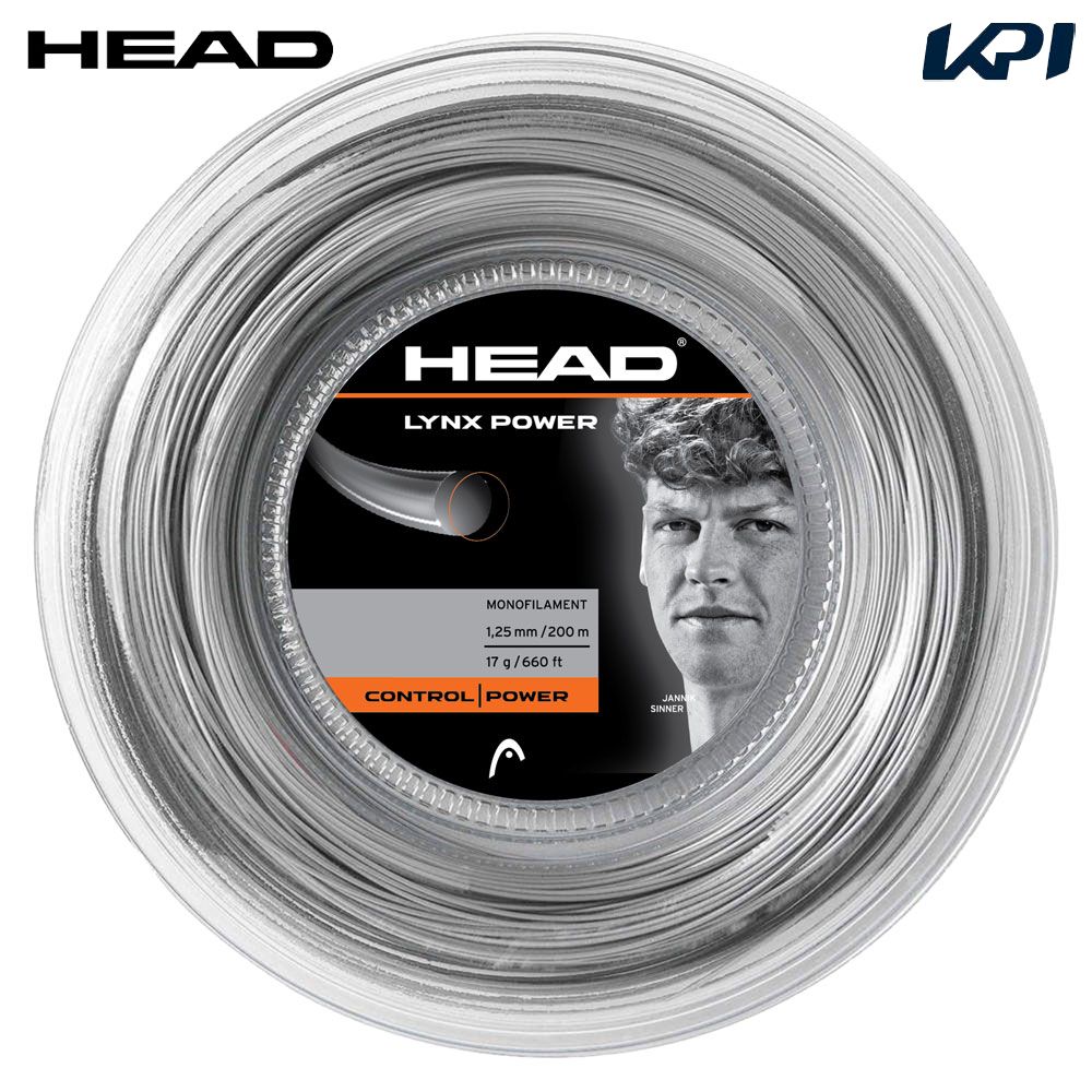 ヘッド HEAD テニスガット・ストリング    Lynx Power 200mロール  リンクス パワー 281056