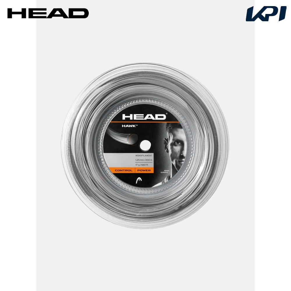 ヘッド HEAD テニスガット・ストリング    HAWK Reel  200m 281113-