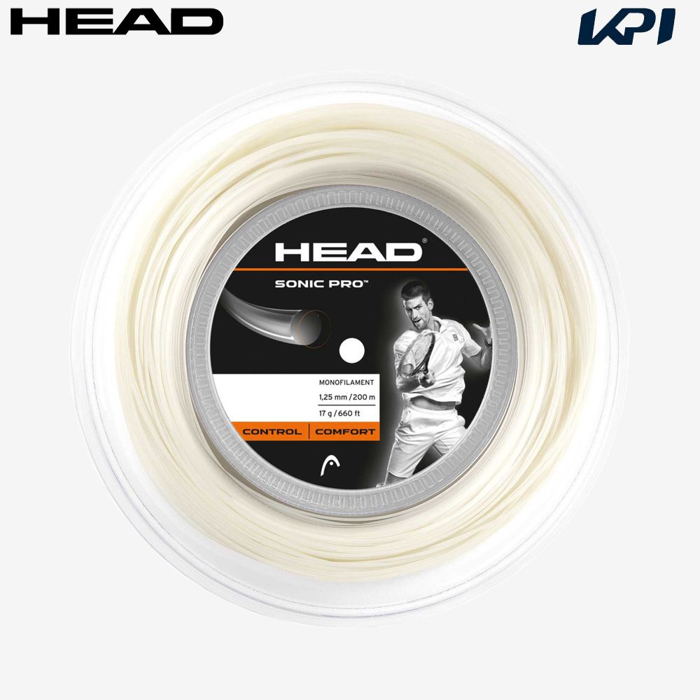 ヘッド HEAD テニスガット・ストリング  Sonic Pro Reel 200mロール 281128-WH