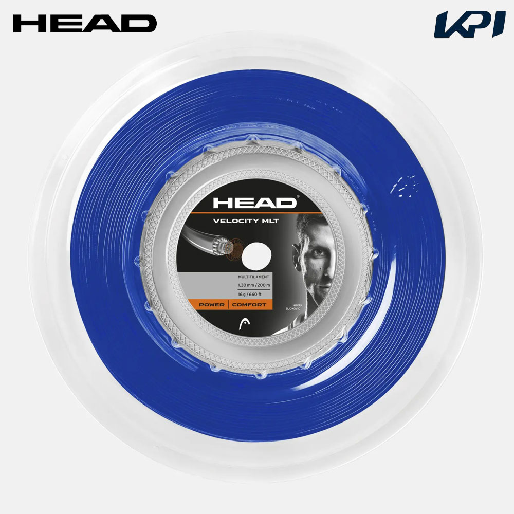 ヘッド HEAD テニスガット・ストリング    Velocity MLT 200mロール 281414-BL