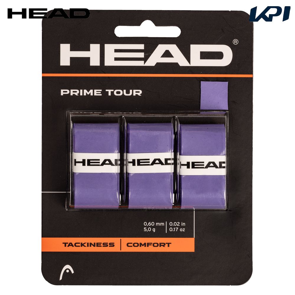 ヘッド HEAD テニスグリップテープ    Prime Tour 3 pcs Pack (Overgrip) プライムツアー 3個入り 285621-PU
