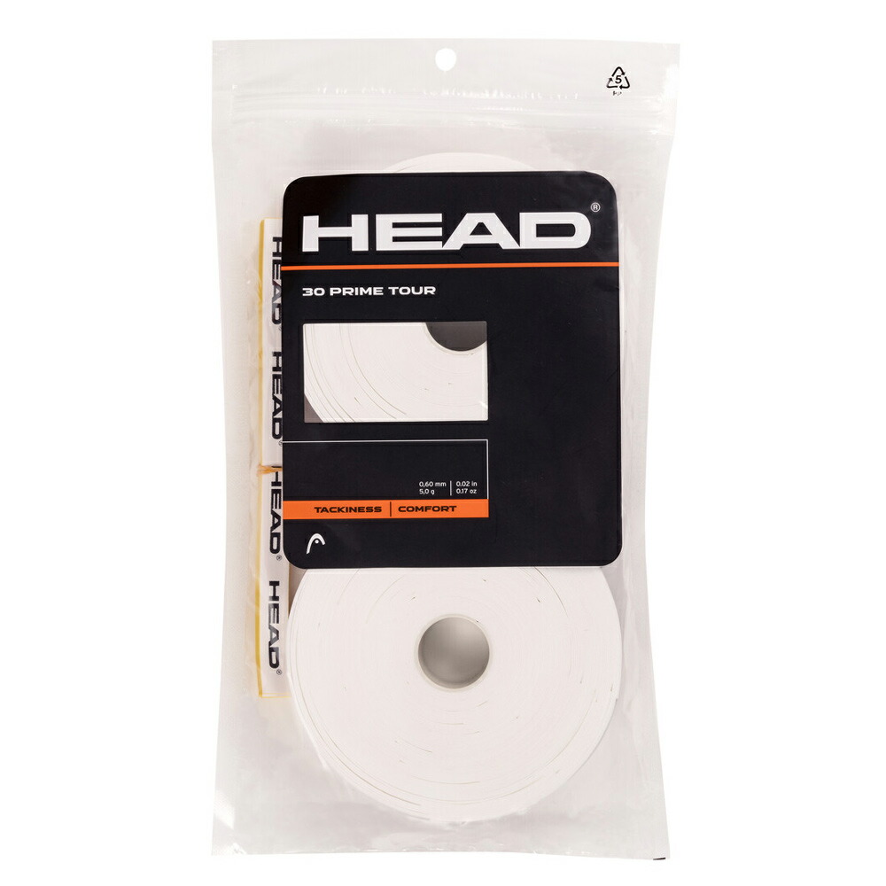 ヘッド HEAD テニス・バドミントン グリップテープ  PRIME TOUR プライム・ツアー 30本入 オーバーグリップテープ 285641