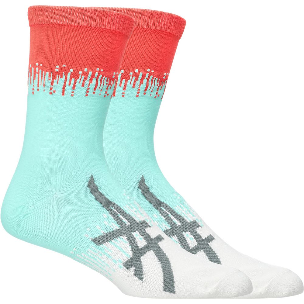 アシックス asics ランニングアクセサリー ユニセックス   和紙メッシュクルーソックス 3013B083-300