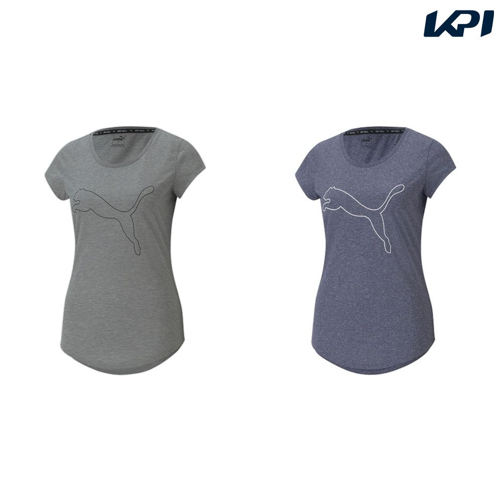 プーマ PUMA ウェルネスウェア レディース   PERFORMANCE HEATHER CAT TEE 520614 2022SS