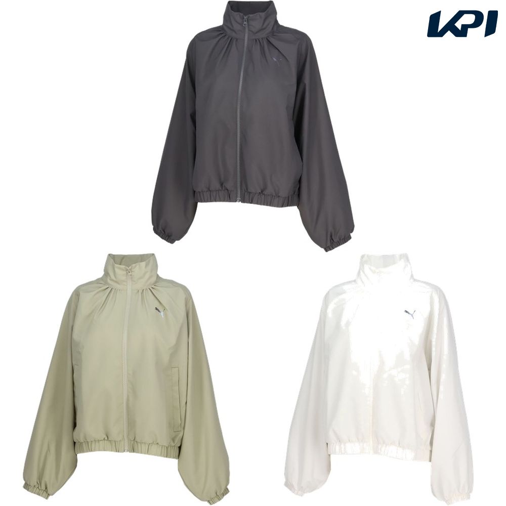 プーマ PUMA ウェルネスウェア レディース   TRN EDGE ウラメッシュライナー ウーブンJKT 527989 2025FW