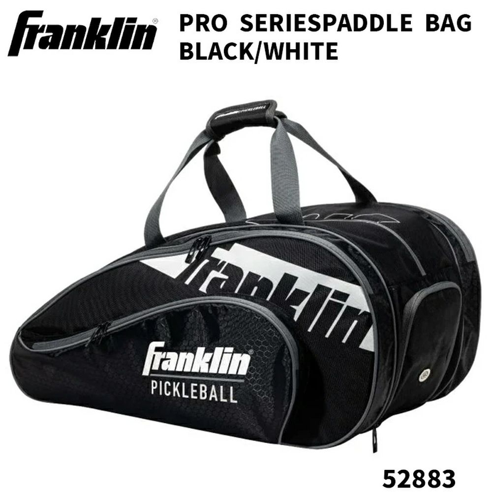 フランクリン Franklin ピックルボールバッグ・ケース    Pro Series Paddle Bag - Black/White 52883