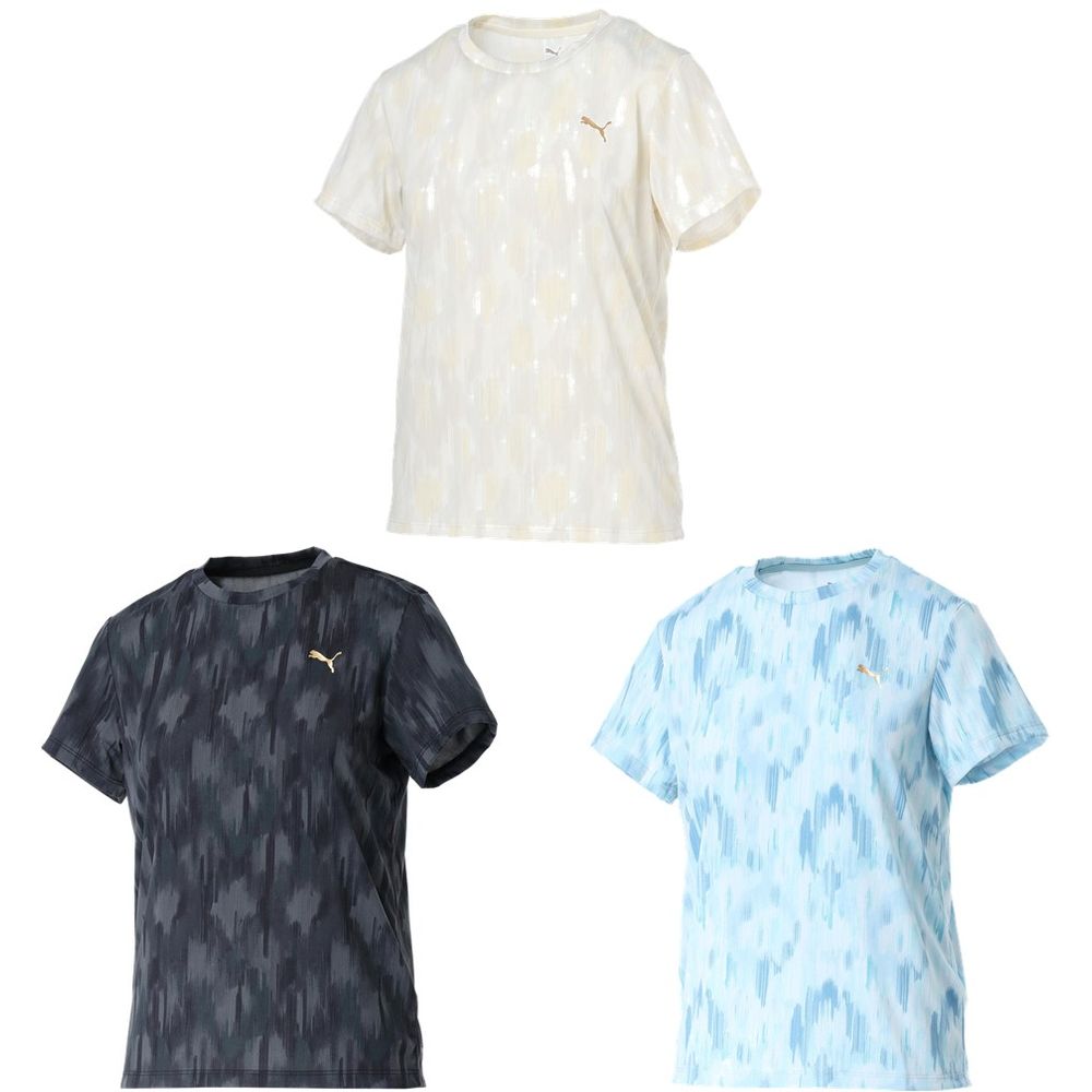 プーマ PUMA ウェルネスウェア レディース   TAD AOP SS Tシャツ 528899 2026