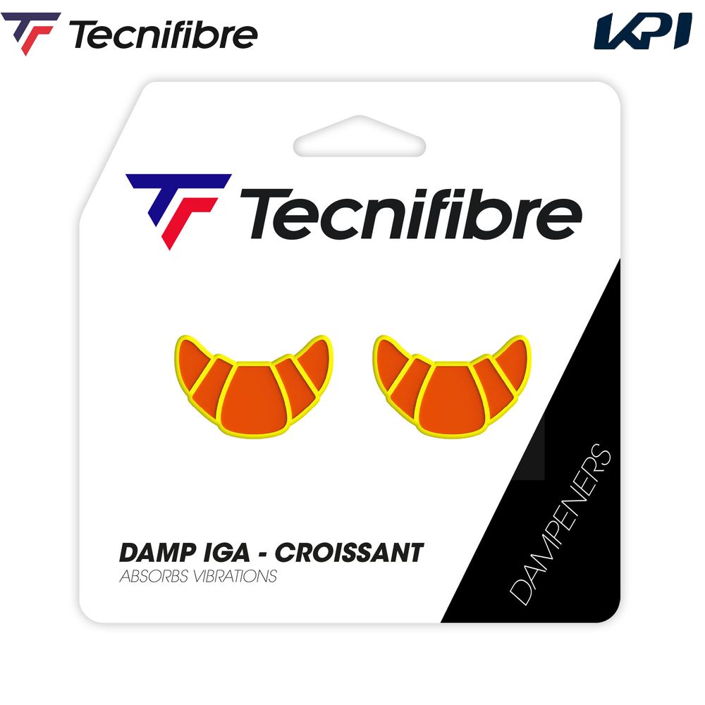 テクニファイバー Tecnifibre テニス振動止め    DAMP IG CROISSANT ダンプ クロワッサン 2個入り 53CROIIGDA 4月下旬発売予定※予約