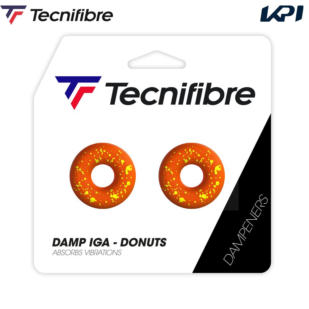 テクニファイバー Tecnifibre テニス振動止め    DAMP IG DONUT ダンプ ドーナッツ 2個入り 53DONUIGDA 4月下旬発売予定※予約