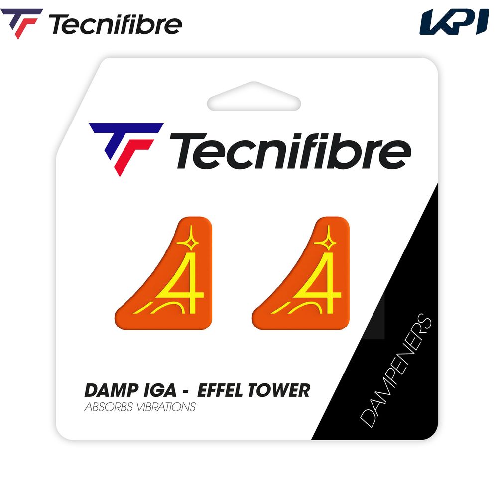 テクニファイバー Tecnifibre テニス振動止め    DAMP IG TOUR EIFFEL ダンプ ツアー エッフェル 2個入り 53TOURIGDA 4月下旬発売予定※予約