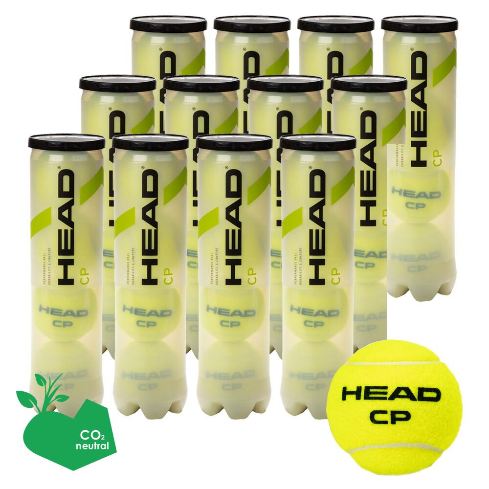 HEAD(ヘッド)「HEAD CP（ヘッド・シーピー）4球入り1箱(12缶/48球） 577094」テニスボール