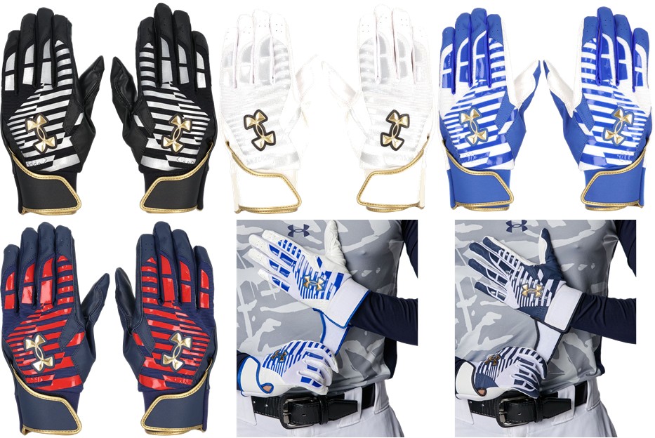 アンダーアーマー UNDER ARMOUR 野球手袋・グローブ メンズ   UA CLEAN UP PRO BATTING GLOVES 6001312