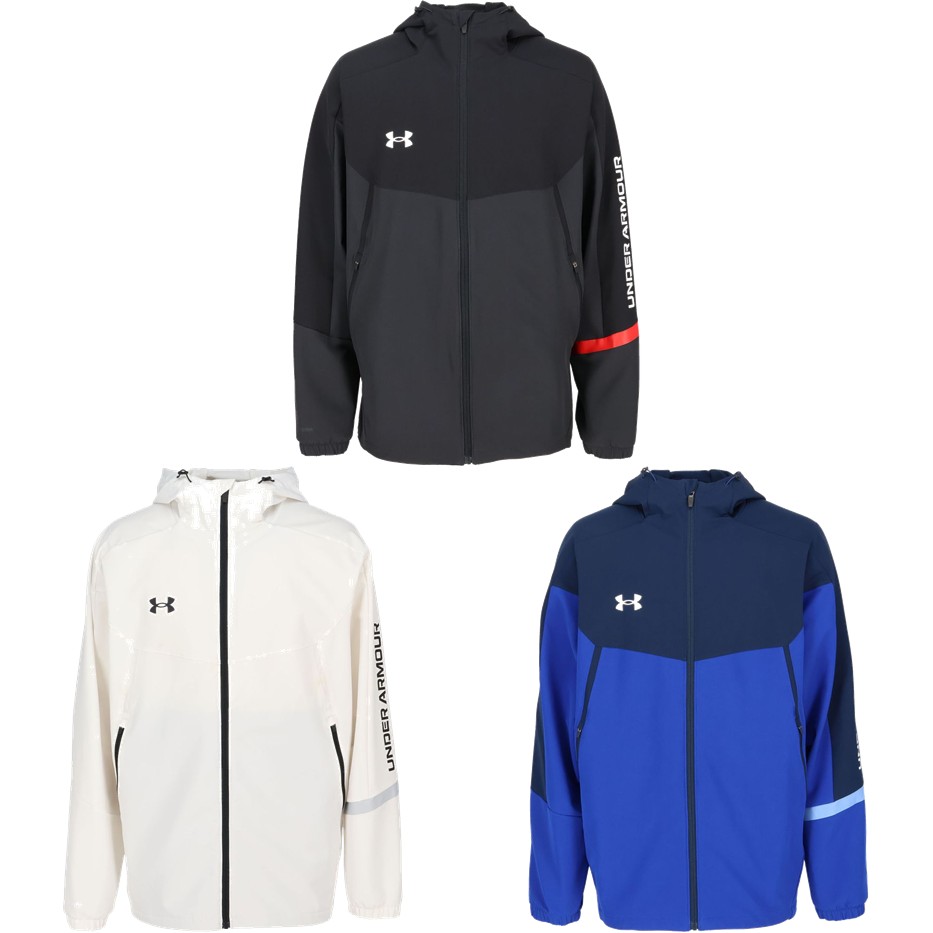 アンダーアーマー UNDER ARMOUR マルチSPウェア メンズ   UA BRUSHED WOVEN JACKET 6016749 2026FW