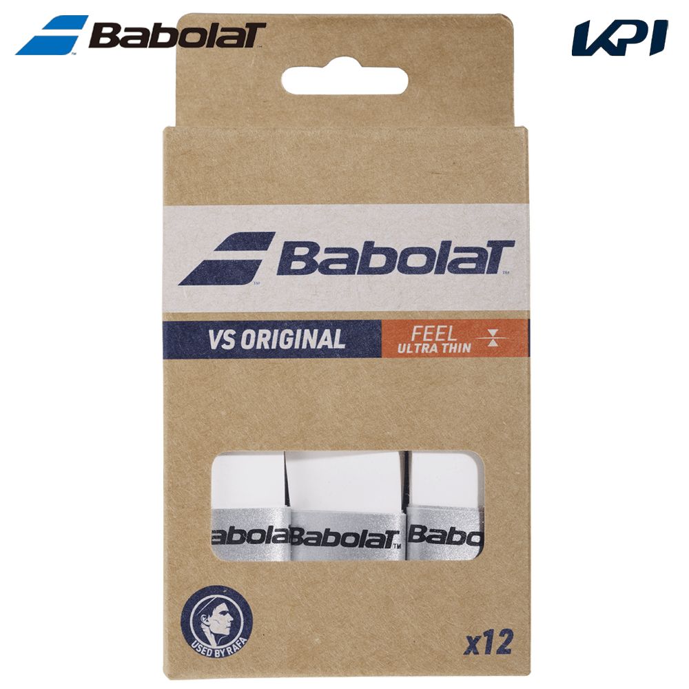 バボラ Babolat テニスグリップテープ    VS ORIGINAL x 12 VSオリジナルX 12 (12本入)  オーバーグリップ 654015