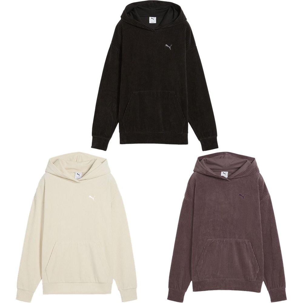 プーマ PUMA マルチSPウェア レディース   ESS ELEVATED コンフォート ベロア リブ HD 691004 2025FW