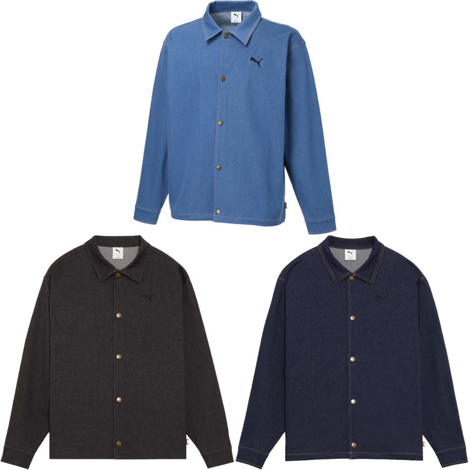 プーマ PUMA マルチSPウェア メンズ   ESS ELEVATED デニム ライク JKT 693736 2026SS