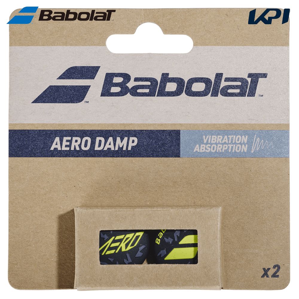 バボラ Babolat テニス振動止め    AERO DAMP x 2 アエロダンプ 2個入り 700126