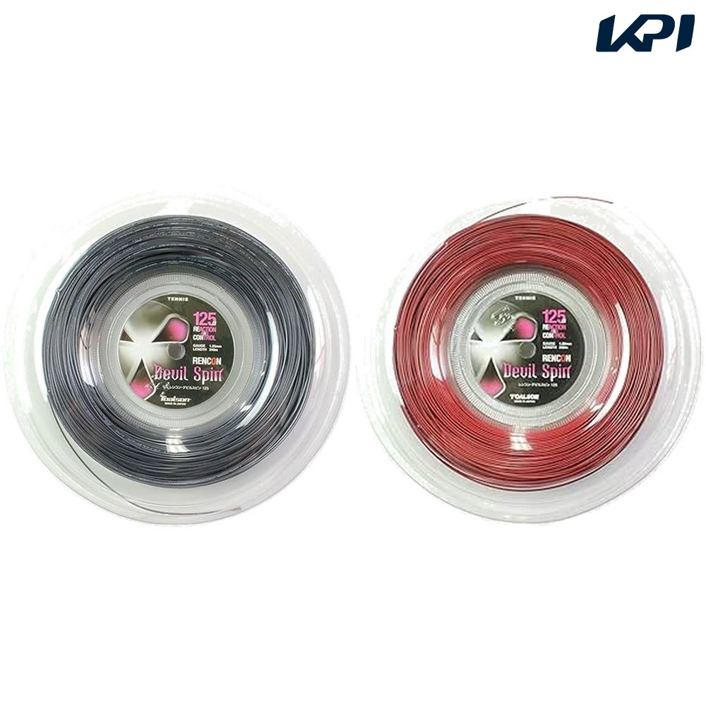 トアルソン TOALSON テニスガット・ストリング    デビルスピン125 240M 7352512