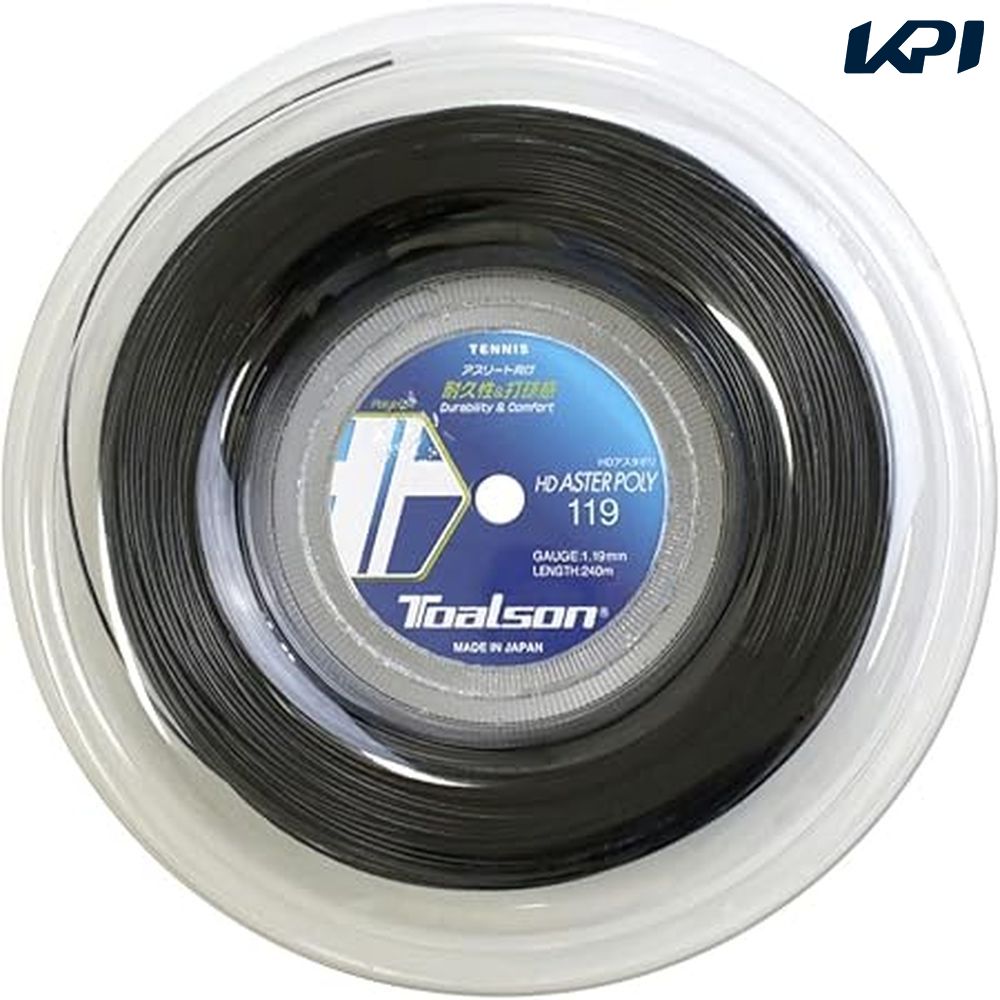 トアルソン TOALSON テニスガット・ストリング    HD ASTER POLY 119 240M 7471912