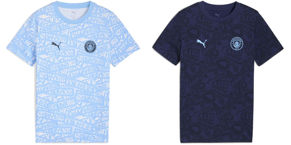 プーマ PUMA サッカーウェア ジュニア   MCFC FTBLCULTURE TEE AOP JR 782675 2026SS