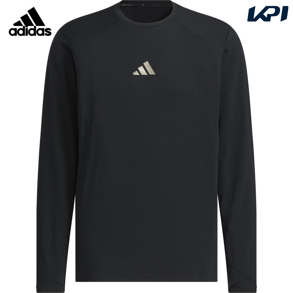 アディダス adidas マルチSPウェア メンズ   プレミアム アクティブ レギュラーフィット ダブルニット 長袖Tシャツ KQD69 2025SS