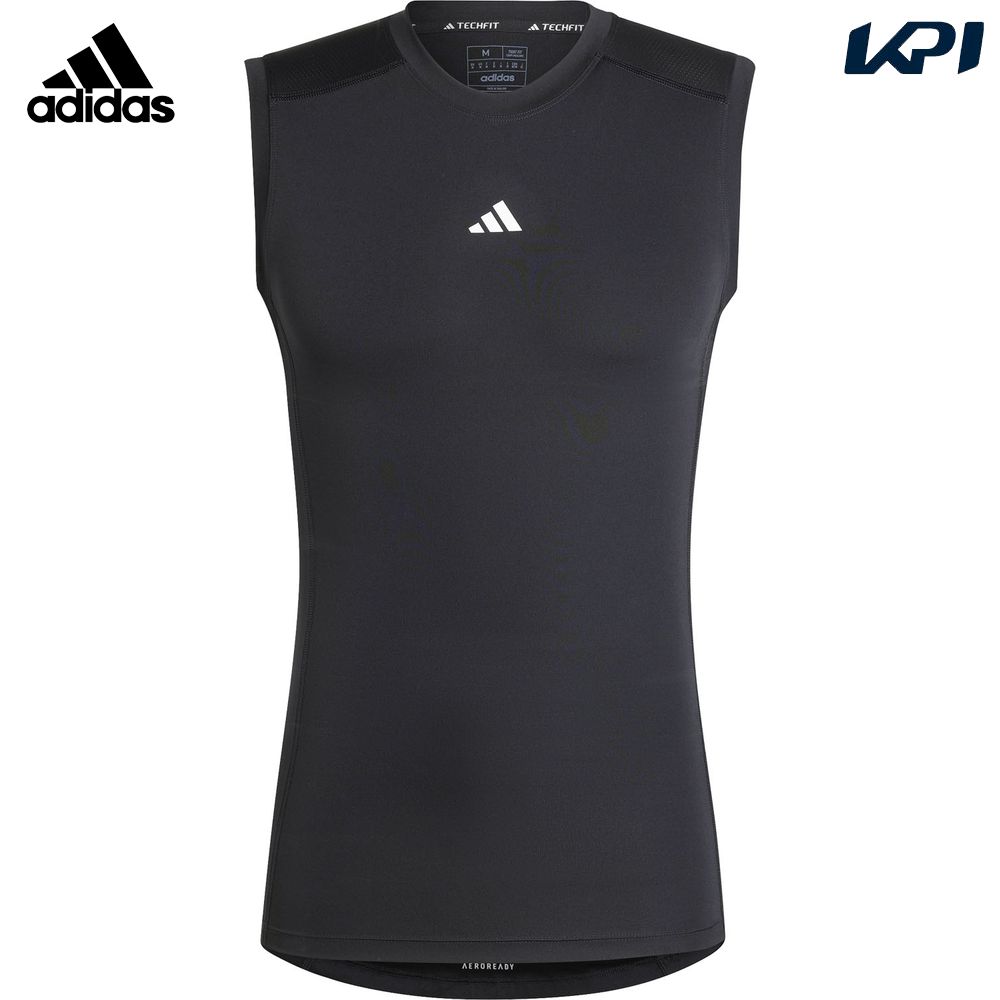 アディダス adidas 陸上ウェア メンズ   テックフィット コンプレッション トレーニング ノースリーブTシャツ KVF00 2025SS
