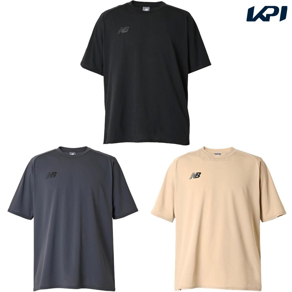 ニューバランス NEW BALANCE サッカーウェア メンズ   Black Out メッシュニットショートスリーブTシャツ AMT55207 2020SS