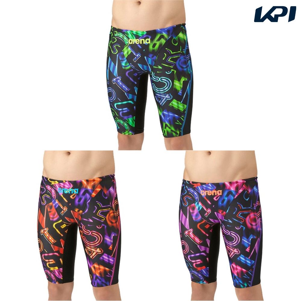 アリーナ ARENA 水泳水着 メンズ   レーシングスパッツ（ハーフレッグ） AS5FRC62M