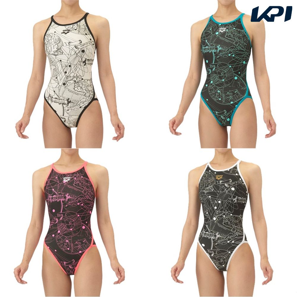 アリーナ ARENA 水泳水着 レディース   トレーニングワンピース（オープンバック） AS5FWM07L