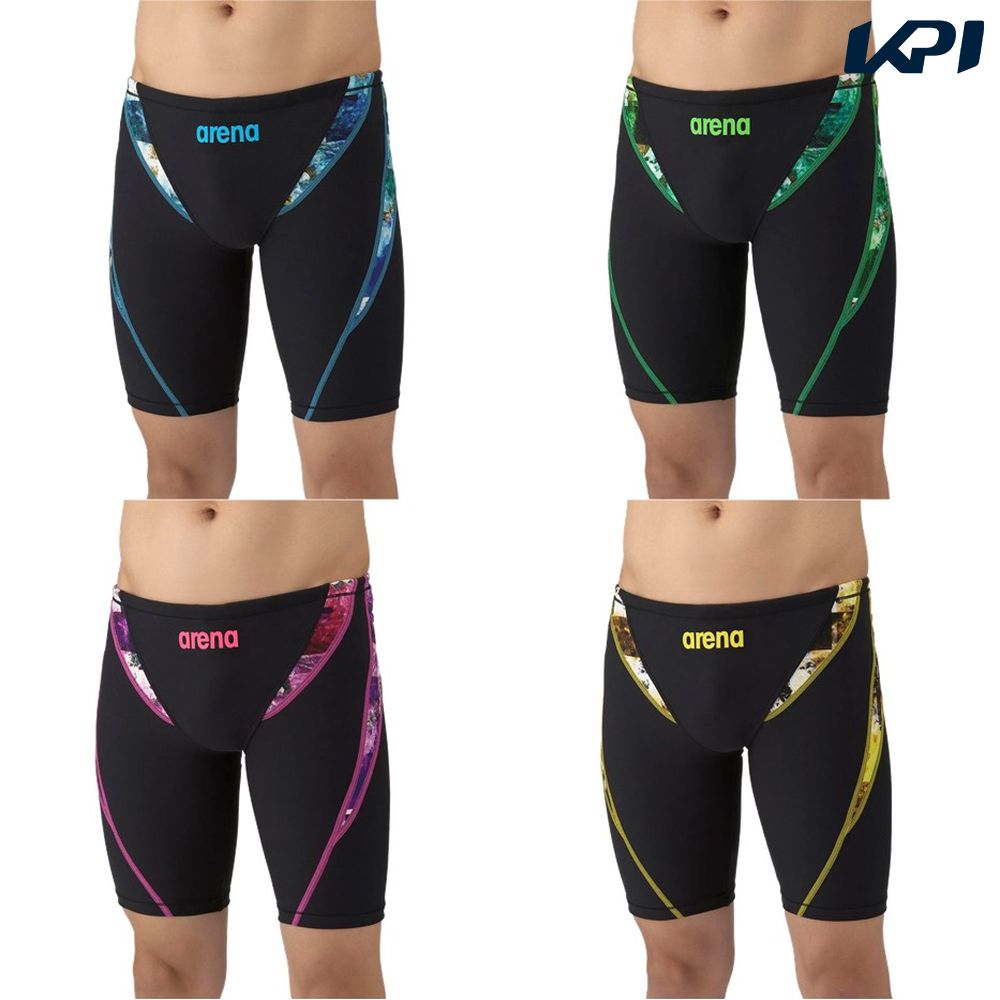アリーナ ARENA 水泳水着 メンズ   トレーニングスパッツ（ハーフレッグ） AS5FWM12M