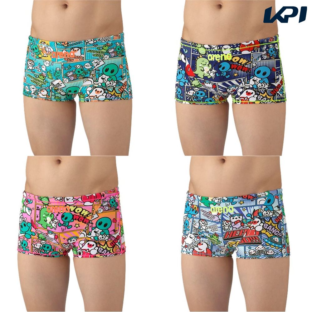 アリーナ ARENA 水泳水着 ジュニア   トレーニングスパッツ（ショートレッグ） AS5FWM14B