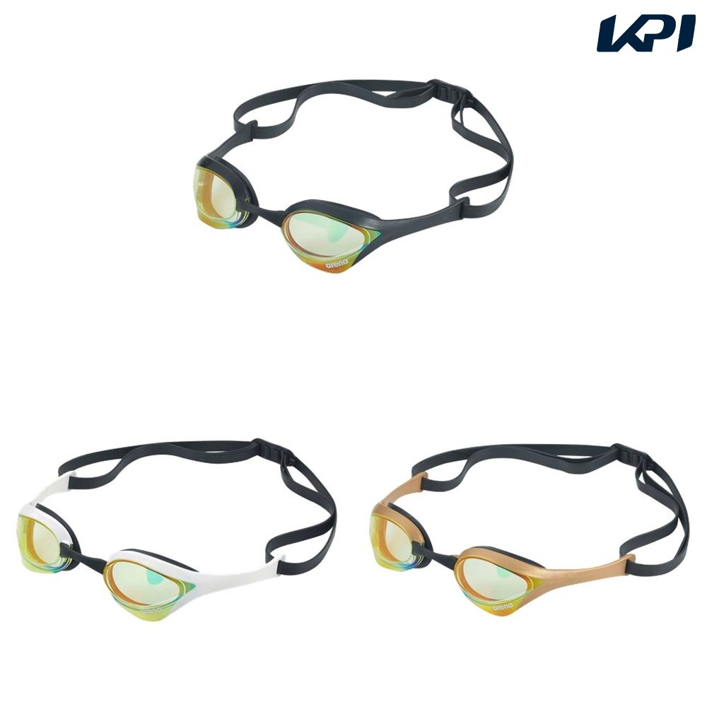 アリーナ ARENA 水泳ゴーグル    【コブラウルトラ】レーシングゴーグル（ミラーレンズ、スワイプくもり止め、World Aquatics承認） AS5SGG01U