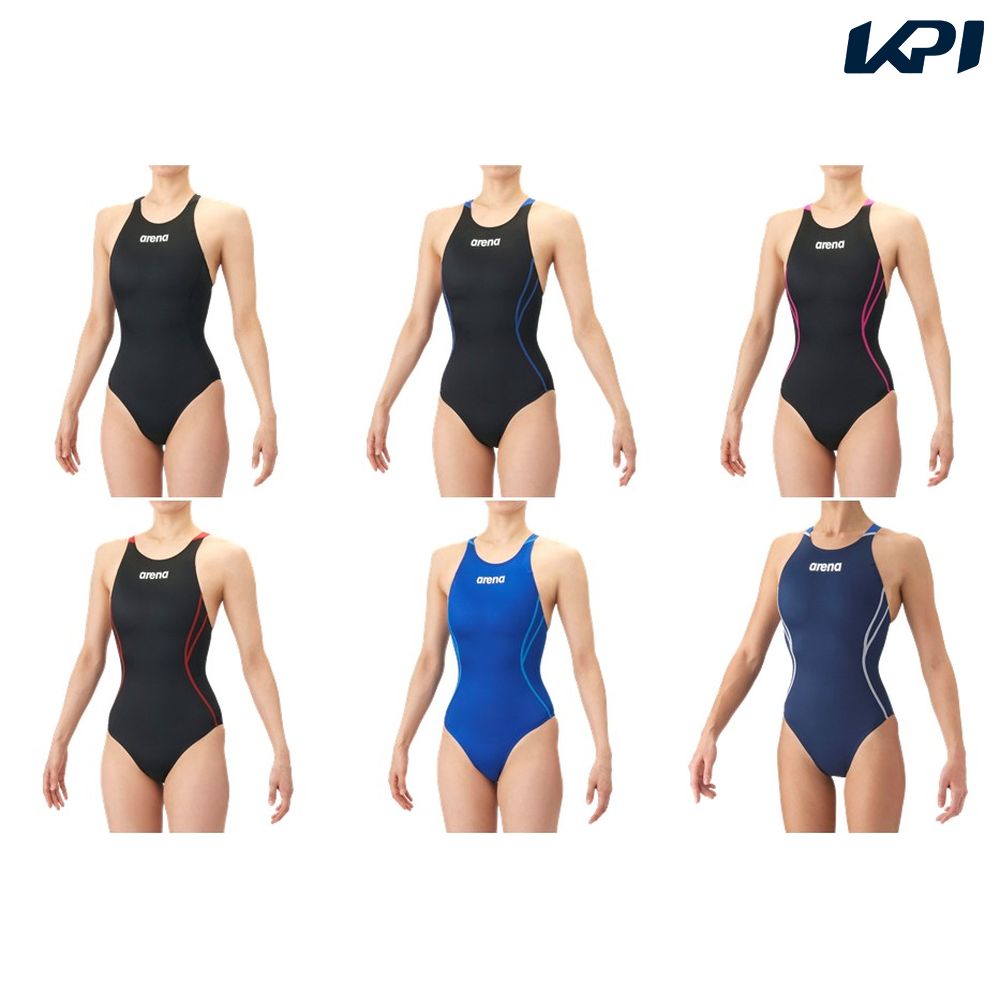 アリーナ ARENA 水泳水着 レディース   レーシングワンピース（オープンバック） AS6SRC22L