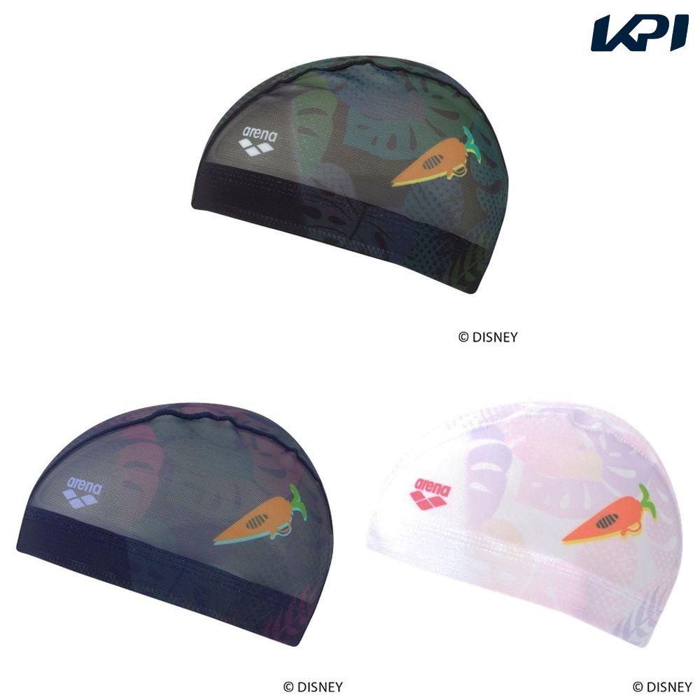 アリーナ ARENA 水泳キャップ・バイザー    メッシュキャップ（昇華プリント） AS6SSC83U