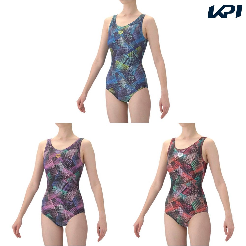 アリーナ ARENA 水泳水着 レディース   フィットネスワンピース（Ｕバック・差し込みパッド） AS6SWF20L