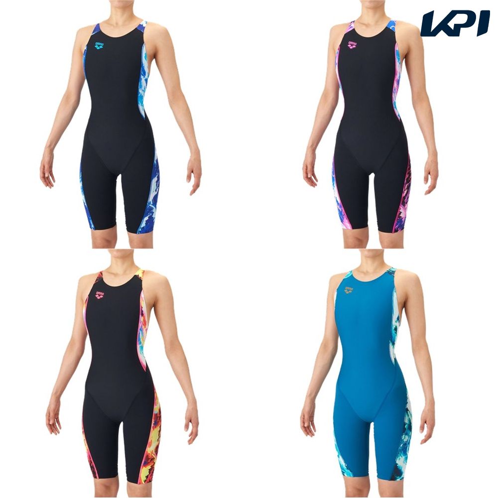 アリーナ ARENA 水泳水着 レディース TOUGHSUIT  トレーニングワンピーススパッツ（オープンバック・ハーフレッグ） AS6SWM18L