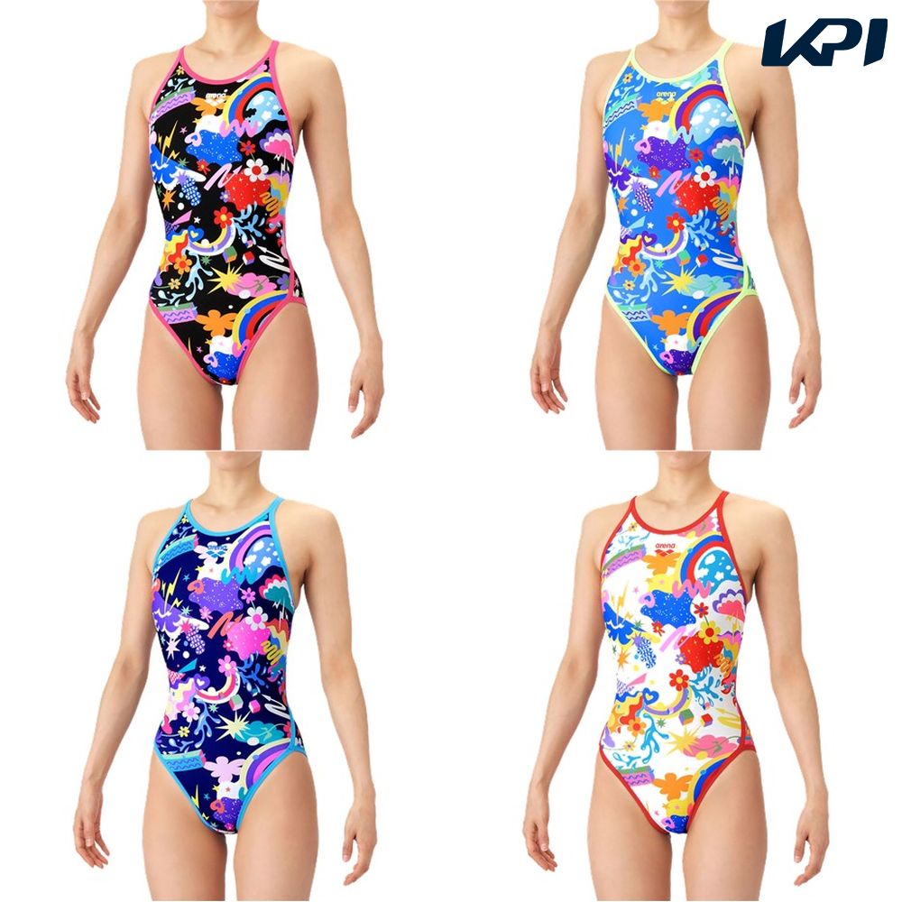 アリーナ ARENA 水泳水着 レディース   トレーニングワンピース(オープンバック) AS6SWM23L