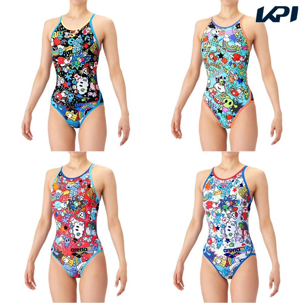 アリーナ ARENA 水泳水着 レディース   トレーニングワンピース(オープンバック) AS6SWM26L