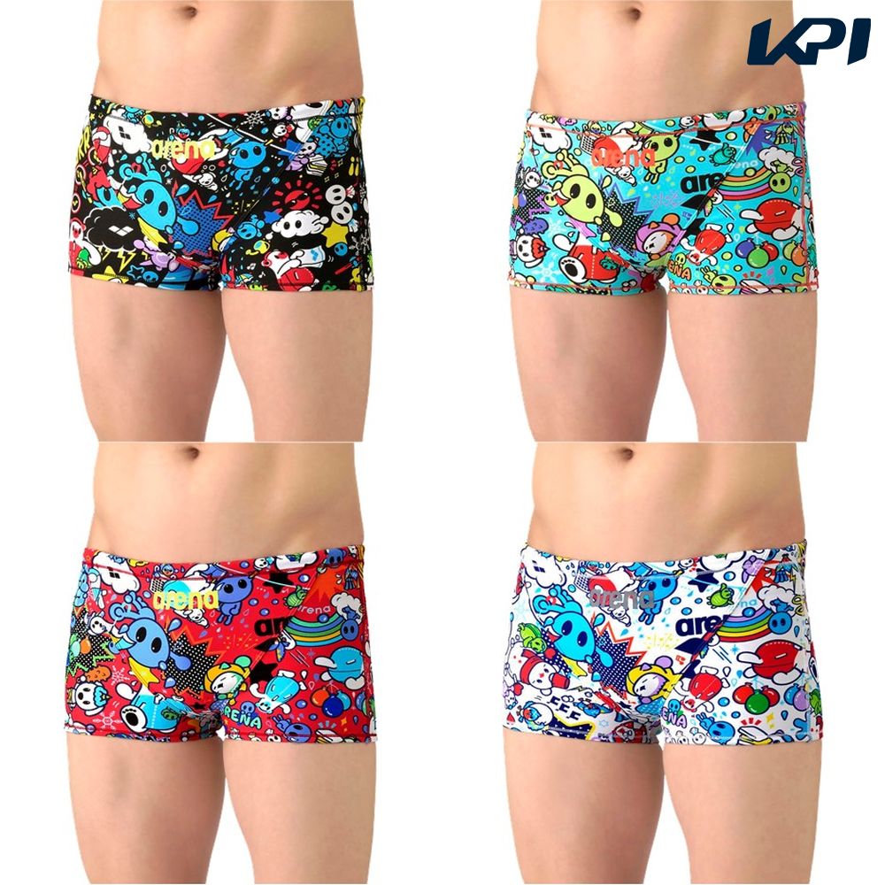 アリーナ ARENA 水泳水着 メンズ   トレーニングスパッツ(ショートレッグ) AS6SWM27M