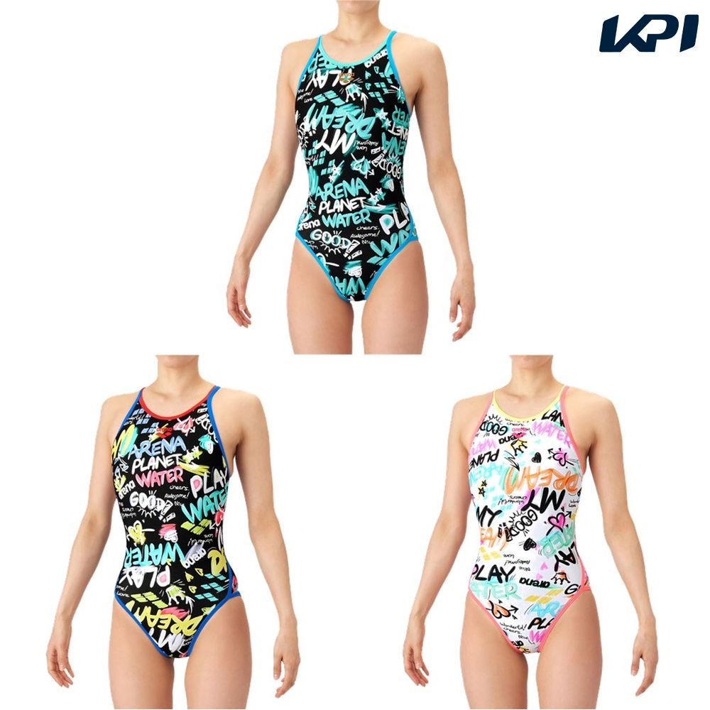 アリーナ ARENA 水泳水着 ジュニア   トレーニングワンピース（オープンバック） AS6SWM30G