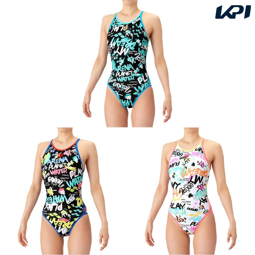 アリーナ ARENA 水泳水着 レディース   トレーニングワンピース(オープンバック) AS6SWM30L