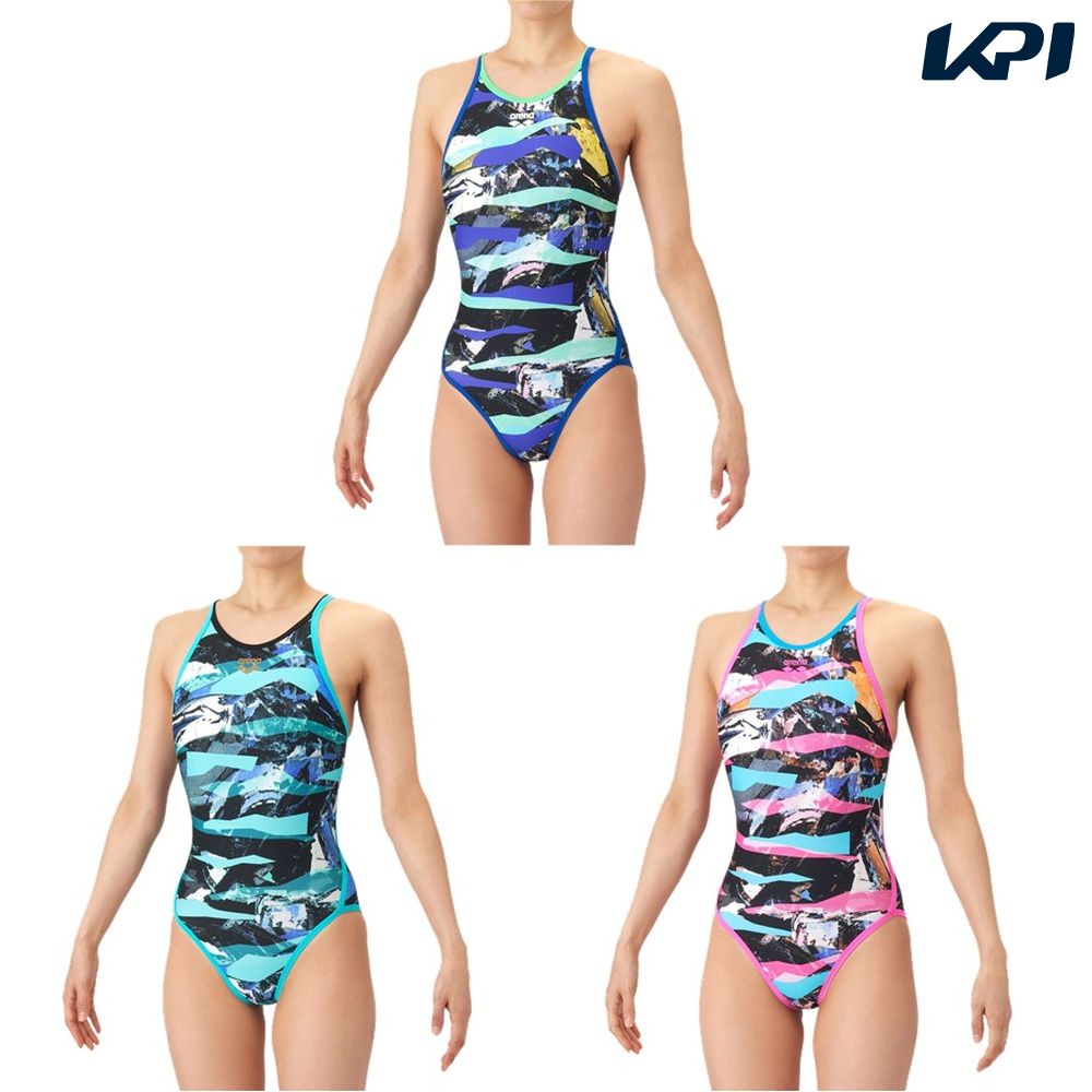 アリーナ ARENA 水泳水着 レディース   トレーニングワンピース（オープンバック） AS6SWM32L