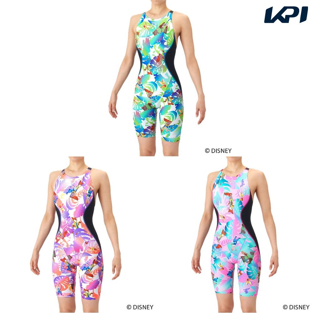 アリーナ ARENA 水泳水着 レディース   トレーニングワンピーススパッツ（オープンバック・ハーフレッグ） AS6SWM57L