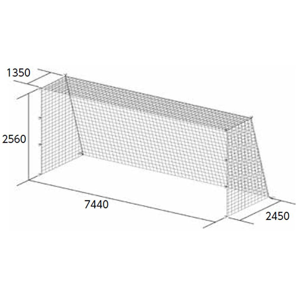 トーエイライト TOEILIGHT サッカー設備用品    一般サッカーゴールネット B2192