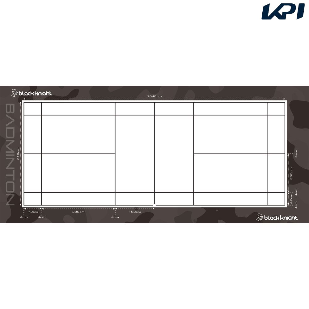 ブラックナイト Black knight バドミントンタオル    マイクロファイバーフェイスタオル BAC-3900T-1-A