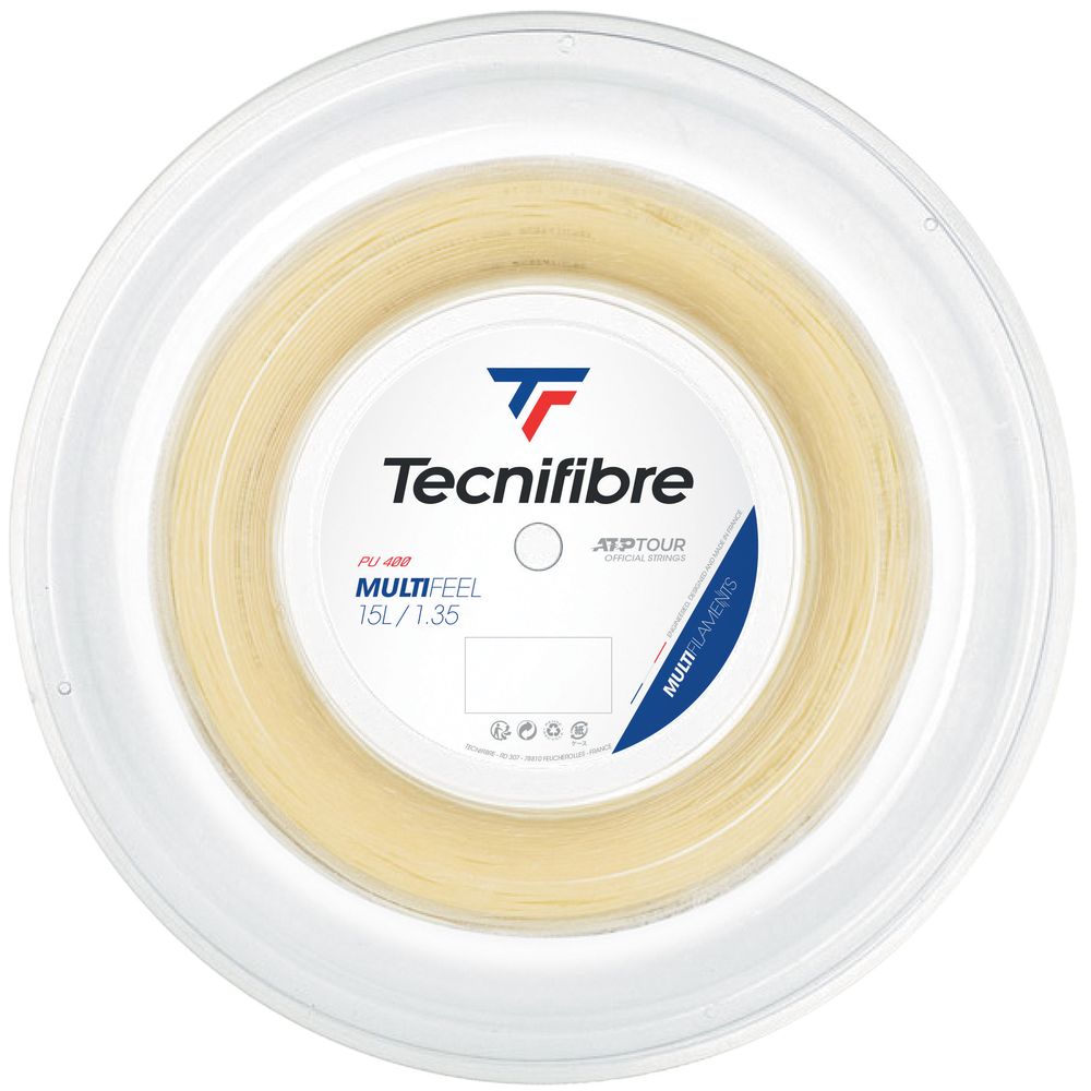 テクニファイバー Tecnifibre テニスガット・ストリング  MULTIFEEL （マルチフィール） 1.35mm  200mロール TFR222 TFSR203