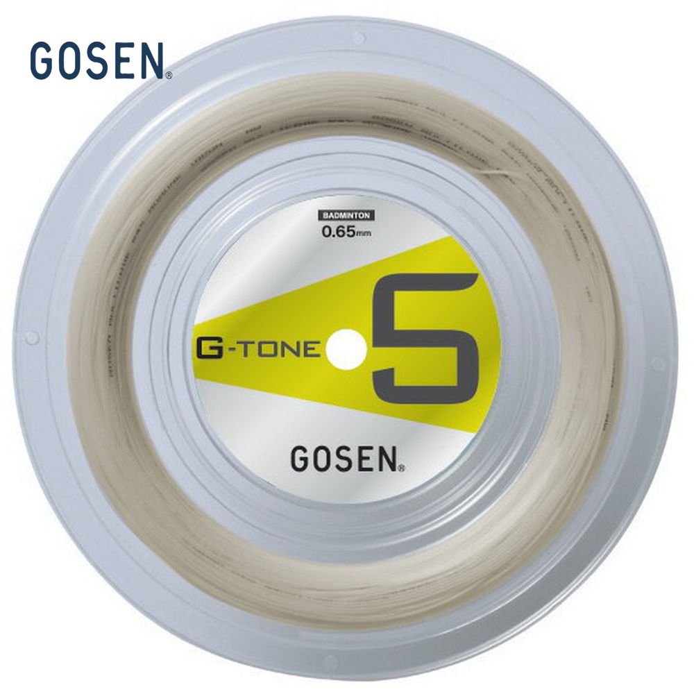 GOSEN（ゴーセン）「G-TONE 5(ジートーンファイブ)100mロール BS0651」バドミントンストリング