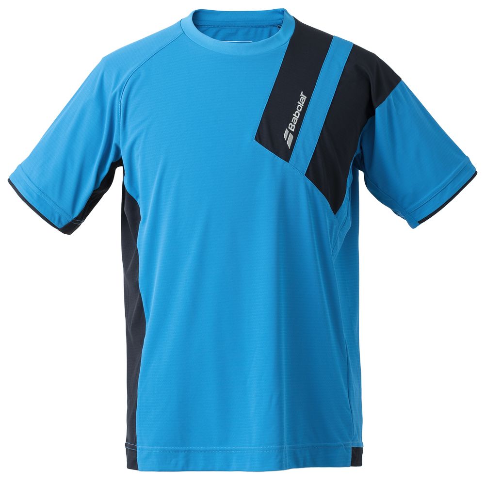 バボラ Babolat テニスウェア メンズ CLUB SHORT SLEEVE SHIRT ゲームシャツ BUG1311C-2022 2022SS