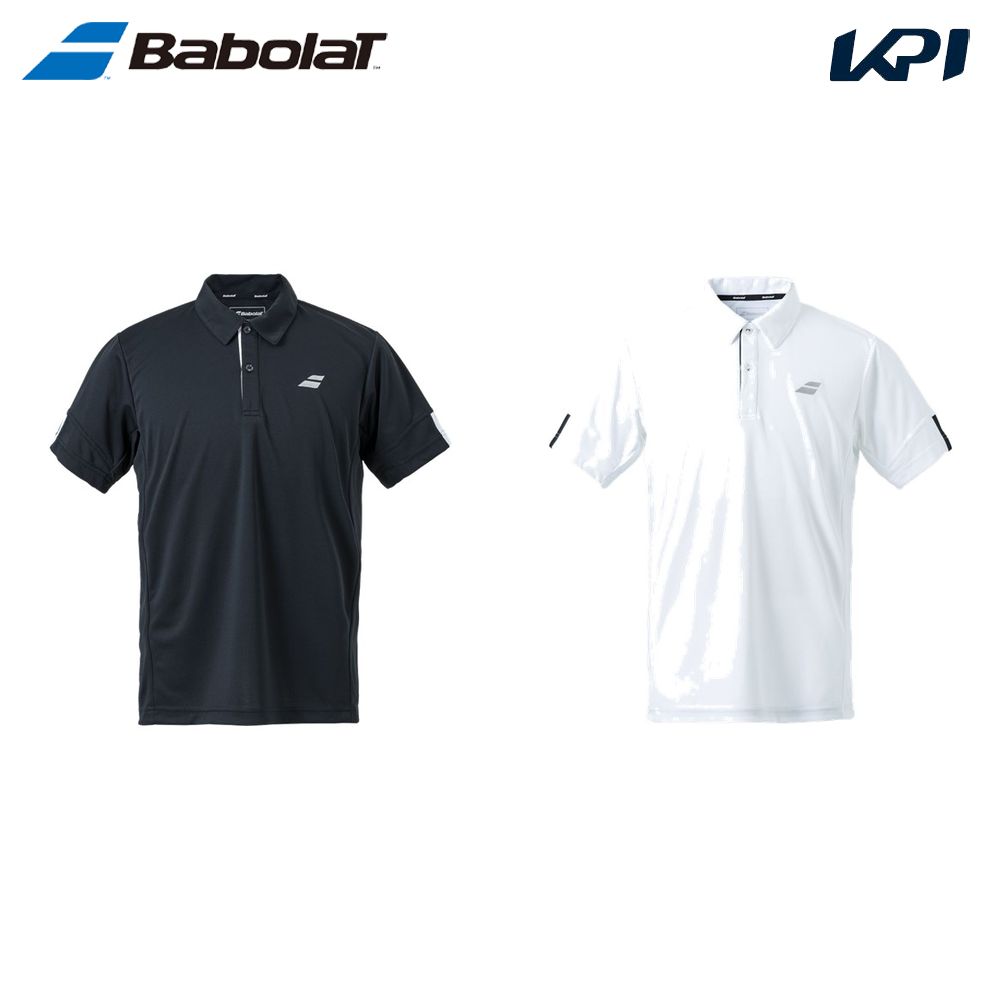 バボラ Babolat テニスウェア ユニセックス   CLUB SHORT SLEEVE SHIRT 半袖Tシャツ BUG4313C 2024SS