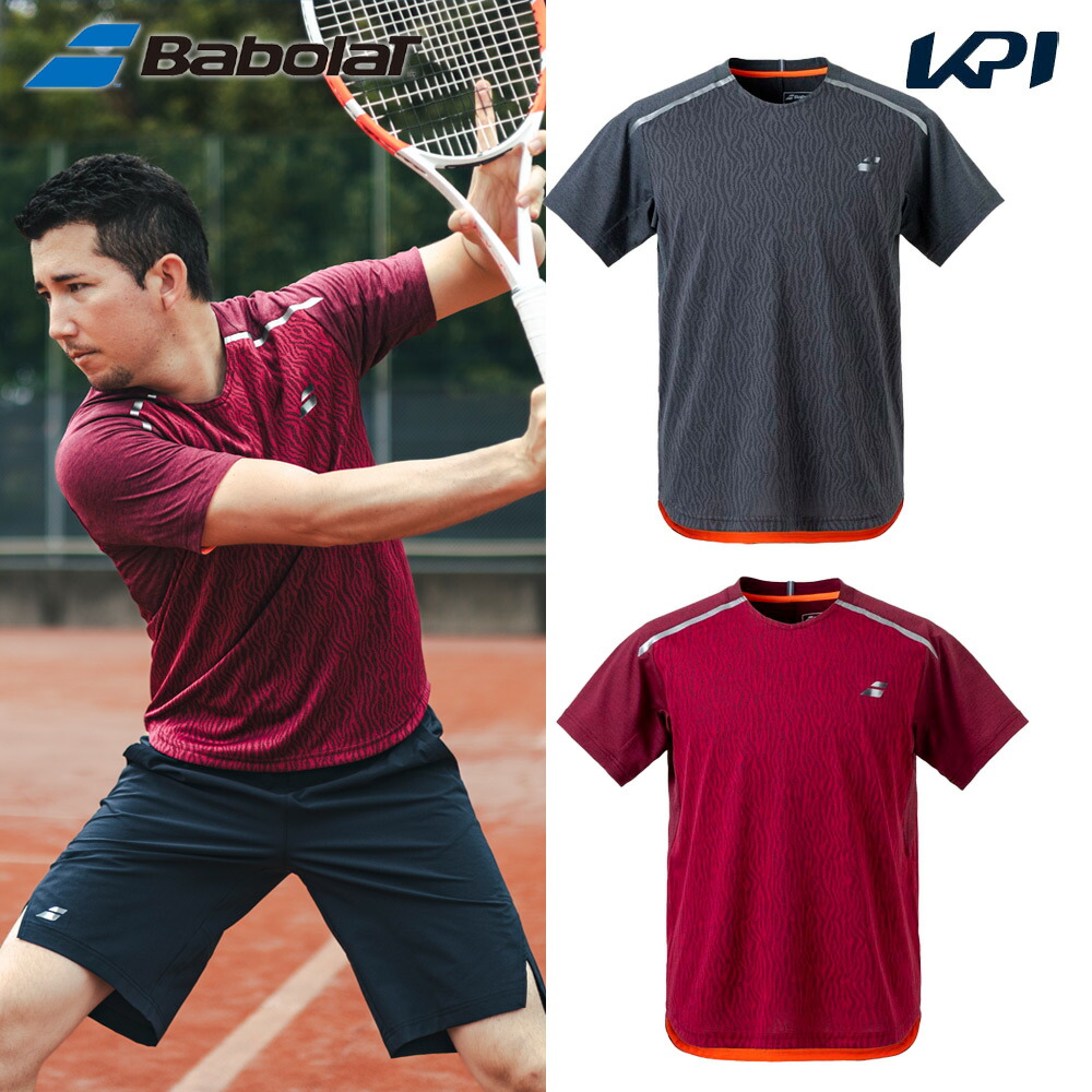 バボラ Babolat テニスウェア メンズ   VS SHORT SLEEVE SHIRT BUG4351 2024FW